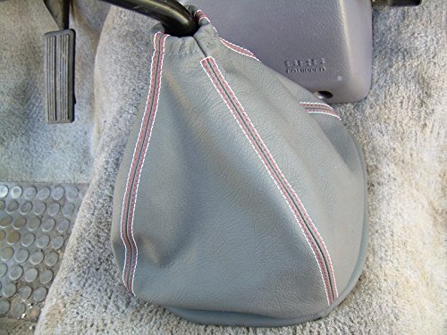 RedlineGoods Shift Boot Compatible with Dodge Ram 1994-97. Tailor Made - not Universal. Genuine top-Grade Italian Black Leather with Blue Thread