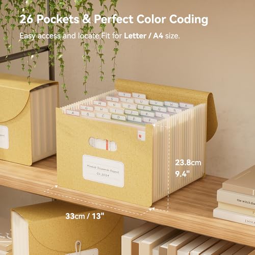 EcoStash Accordion File Organizer, 26 Pockets Expanding File Folder by EcoStash - Image 3