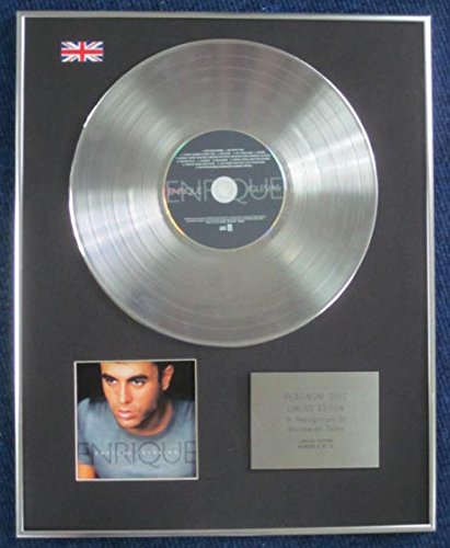 Enrique Iglesias - Disco LP de edición limitada CD Platinum -...