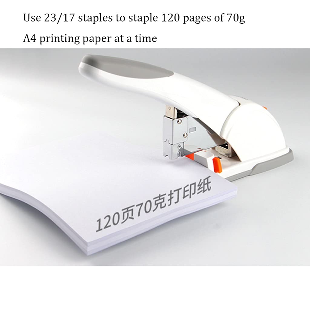 Kleines Heftgerät,Mini-Heftgerät Hochleistungshefter, Multifunktionshefter, manueller Handhefter aus Metall, 120 Blatt Kapazität for Büro, Schule (Farbe: 1 Stück) (Farbe: 2 Stück) (Color : 1pcs)