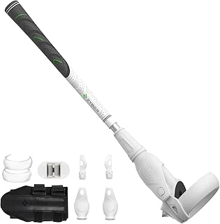 ZYBER Golf Club Attachment for Oculus Quest 2 Accessories, Golf Club Handle Adapter for Meta Quest 2 Controller, Come with Golf Posture Correction Tools, Enhance VR Golf Game Experience