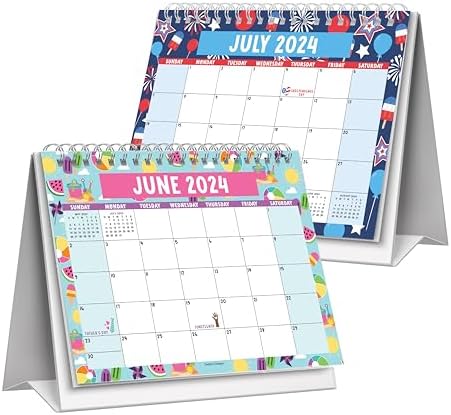 Calendario 2025 Pequeño Calendario De Escritorio Pathways 2026-2027: Calendario De Escritorio Plegable De Pie Con Papel Grueso (15,25 Cm X 22 Cm, Similar A A5 Mini Calendario 2025