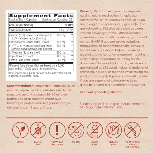 Nature's Way Revitalizing Sleep Formula, Valerian Root Extract, 90 ct - image 6