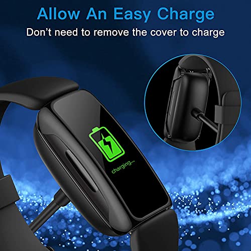 Compatible For Fitbit Inspire 2 Waterproof Protective Case Soft Tpu Plated Screen Protector Cover Scratch-Proof All Around Screen Cover Bumper Shell For Fitbit Inspire 2 Smartwatch (5Pack, Inspire 2) #TOP5