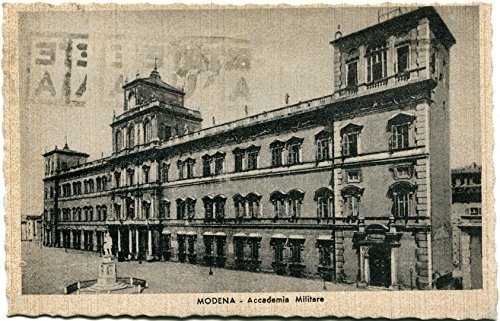 1946 Modena Accademia Militare Facciata Esterna Monumento Ferrovia FP B/N VG Cartolina Postale