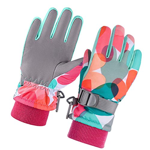 BESPORTBLE Luvas de Esqui Infantil Luvas de Neve CrianÃ§as Inverno Quente Luvas Ao Ar Livre Luvas pa