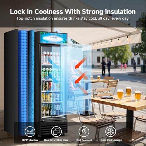 Commercial Display Refrigerator Upright