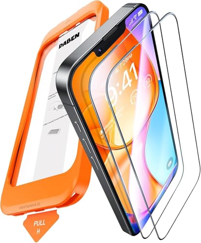 Image of Supershieldz DABEN Tempered Glass For iPhone 17e /16e /14 /13 /13 Pro | 2 Pack, 6.1 inches, Screen Protector Guard, 10H Hardness, Military Grade Protection, Easy Install, Case-Friendly