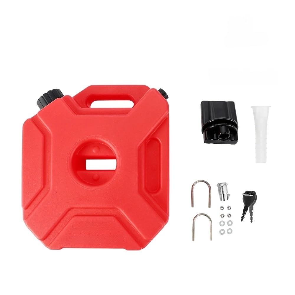Réservoir de carburant en plastique 5L portable pour essence et diesel de moto et SUV