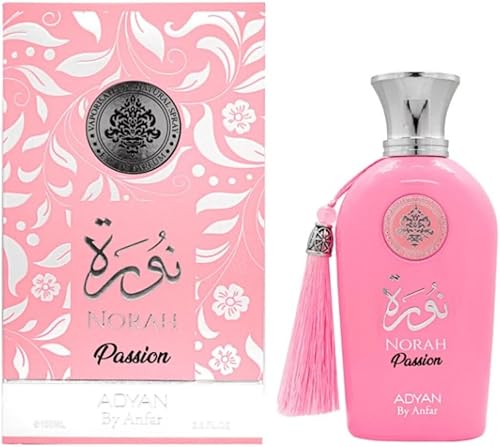 Norah Passion 3.4 fl oz (3.4 fl oz) I Perfume floral de primera calidad I Fragancia cautivadora I Elegancia de larga duración I Aroma inolvidable I