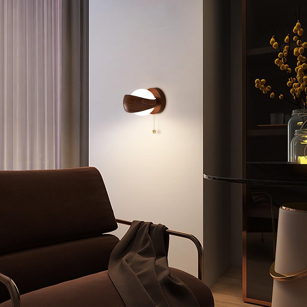 Miniaturowa lampka nocna, metalowa lampa z akrylowym kulistym kloszem, nowoczesna lampa LED - 5 W, 3 tryby kolorów, lampa schodowa, wyłącznik