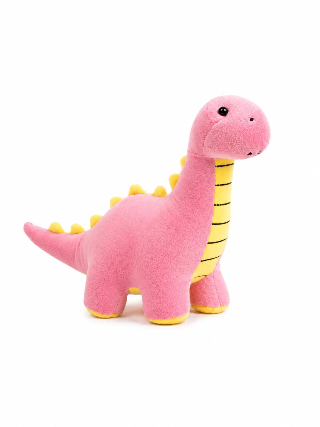 Pink Dinosaur Plush Soft Toy | 34 cm Ultra Soft Stuffed Animal for Kids & Babies | Washable-image-8