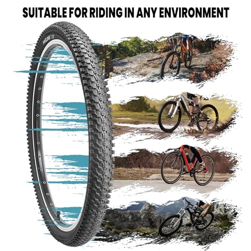Hycline 2-Pack Mountain Bike Tires Set: 20/24/26/27.5-inch