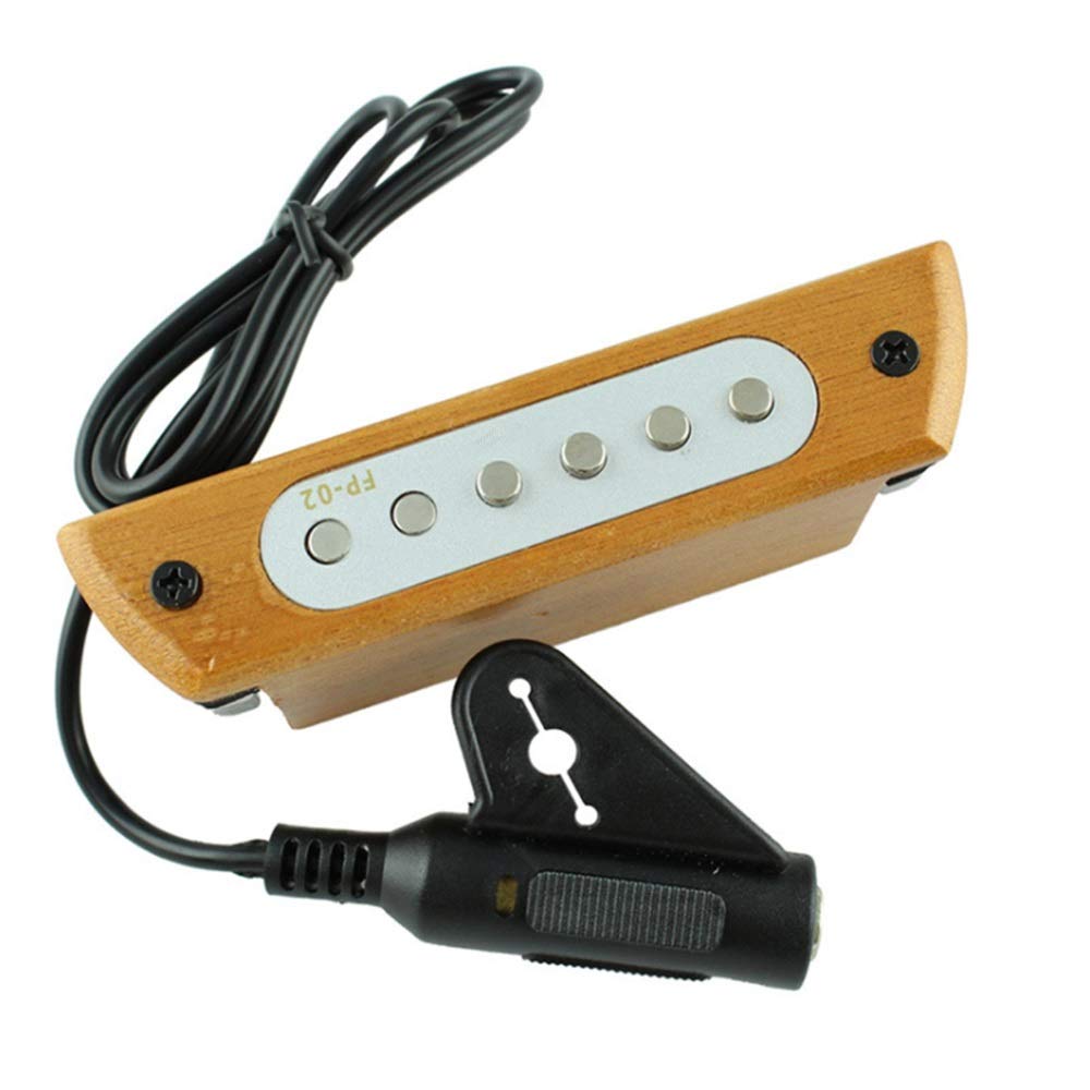 Buy Guitar Pickup Acoustic Electric Mahogany Wood Professional Passive