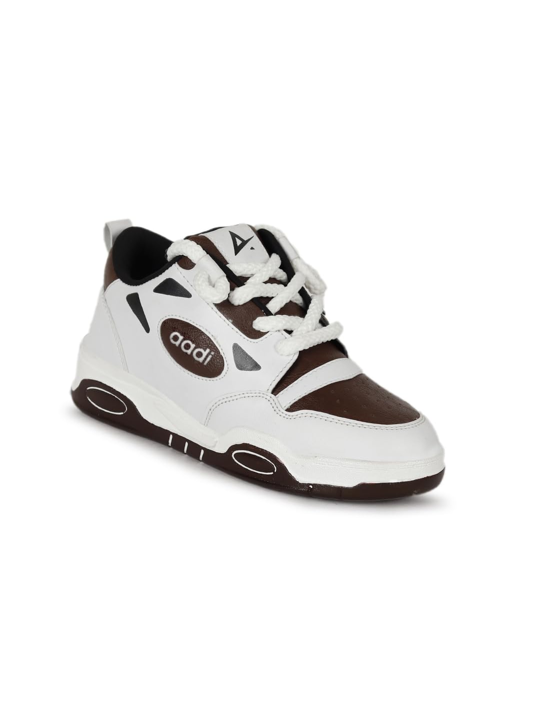 See full amazon price history chart for AADI Womens White & Brown Synthetic Leather Lightweight Comfortable Outdoor Casual Shoes AADI Womens White & Brown Synthetic Leather Lightweight Comfortable Outdoor Casual Shoes (B0CV9G6H6P) Amazon Price History, Amazon Price Tracker