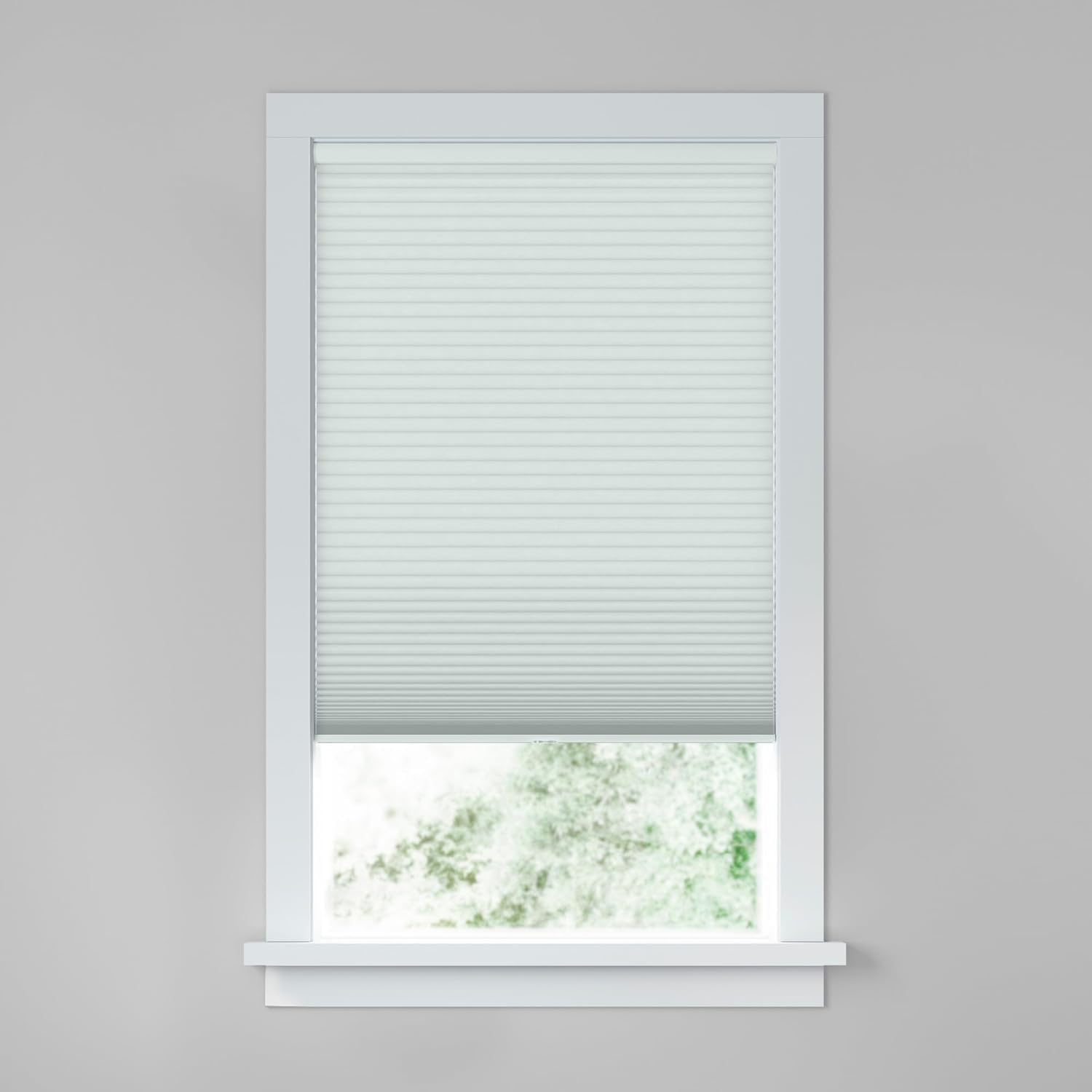 LEVOLOR Custom Light Filtering Cellular Shades in Frost White