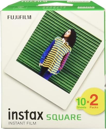 Accesorios Para Cámaras, Camera instax Fujifilm Película Square, Paquete de 2