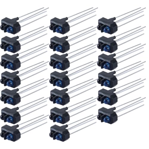 Ludom Paquete de 20 barreras de luz infrarroja con sensor óptico reflectante TCRT5000L TCRT5000L