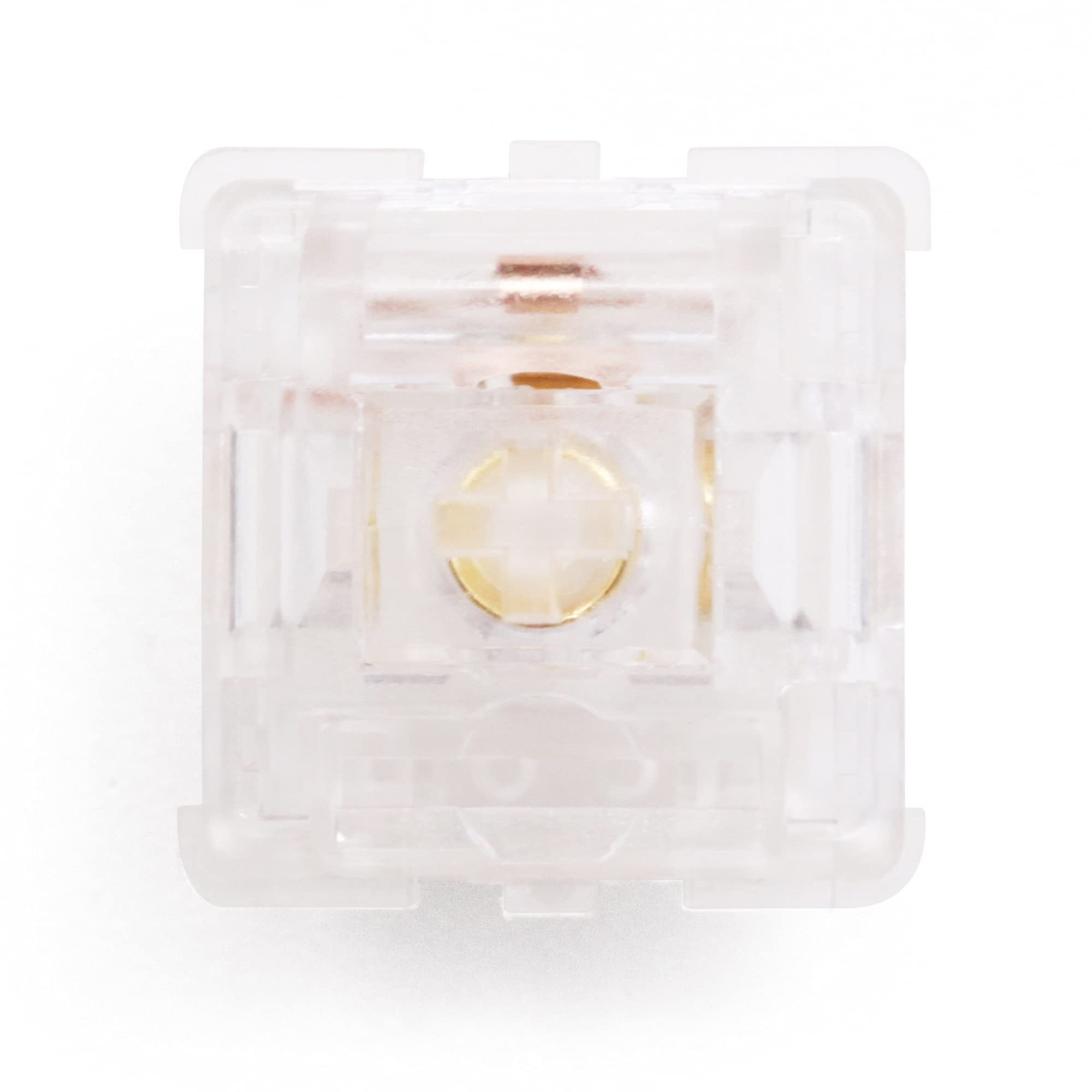 2DuckEverglide Aqua King V3 Water King Clear Body Linear Switch, EG Transparent 5Pin RGB 55g 62g 67g MX Switch For Mechanical Gaming Keyboard (Color : 55g, Size : 30PCS)