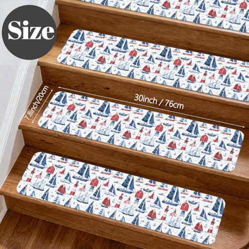 Alfombrillas antideslizantes para escalera autoadhesivas Mexpekil protectoras 4