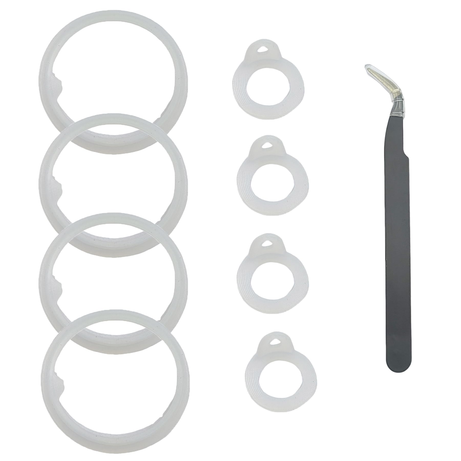 Pitertul 4 Set Water Bottle Lid Gasket Replacement，Rubber Seal Part Compatible with TAKEYA Actives 18oz 22oz 24oz 32oz 40oz Water Bottle