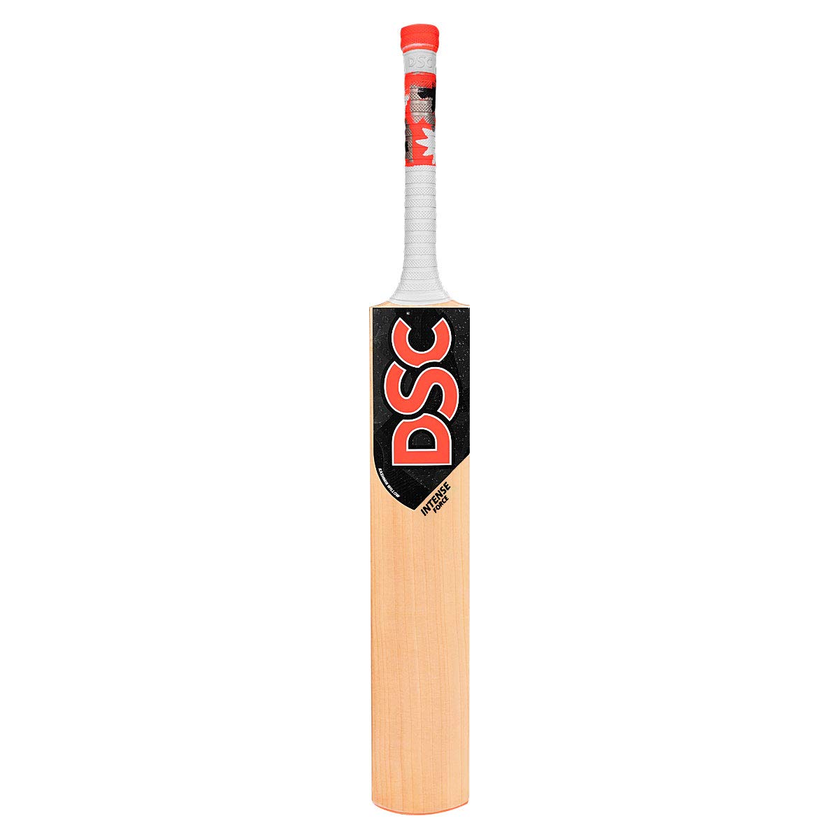 DSC Intense Force Kashmir Willow Cricket Bat for Leather Ball |Size-4 | Light Weight | Free Cover|