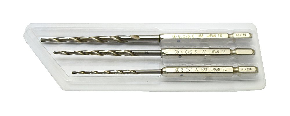 大西工業 ハイス下穴錐（ＮＯ．２１） ３・４・５mmセット ３本組（3.0/4.0/5.0mm） 大西工業 No.21S 木工用ハイス下穴錐セット 3本組:3mm/4mm/5mm │金物