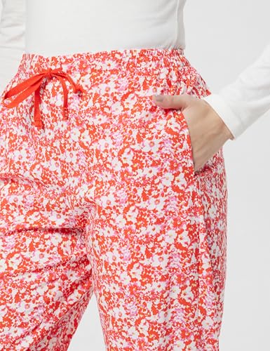 Image of Van Heusen Women's Printed Lounge Pants | Drawstrings & Side Pockets | Ultra Soft Fabric | Relaxed Fit | At home pyjamas | Everyday Comfort | Printed | Style 55306 | Available in Pack of 1 & 2