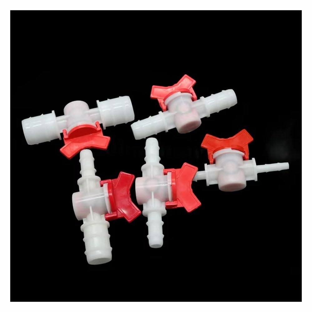 Válvula De Bola De Plástico Bidireccional De 4-25 Mm For Manguera De PVC, Conector De Riego For Acuario Y Jardín.(20-16mm)