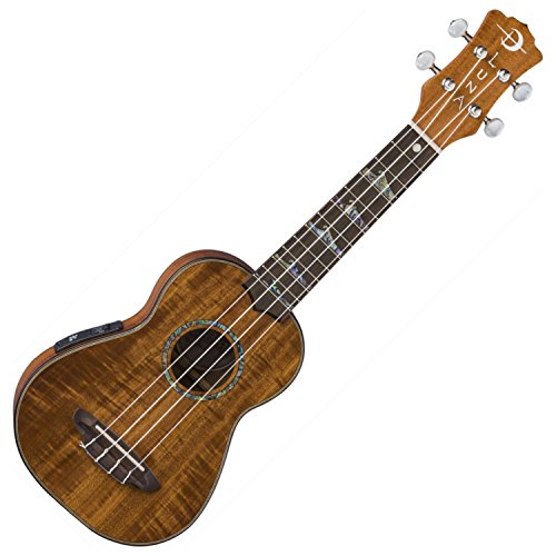 Luna UKE HTS KOA High Tide Koa Acoustic/Electric Soprano Ukulele cover