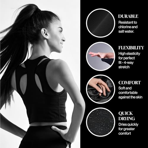 Image of FabricLA Nylon Spandex Matte Tricot Fabric - 4 Way Stretch - Beige, 1 Yard - 58 /60 inch Inches (150 CM) Wide - Swimwear, Sportswear, Activewear, Yoga Wear, Table Cloth