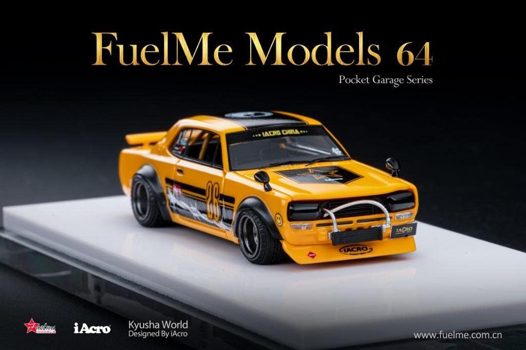 FUELME 1/64 日産 ハコスカ LBWK チャラスカ メタリックブルー FUELME 1/64 日産 ハコスカ LBWK チャラスカ メタリックブルー