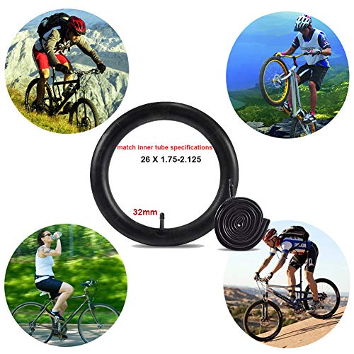 image for BAID 2 Pack Bike Tube 26’’ x 1.75/2.125 Bike Tire Replacement Bike