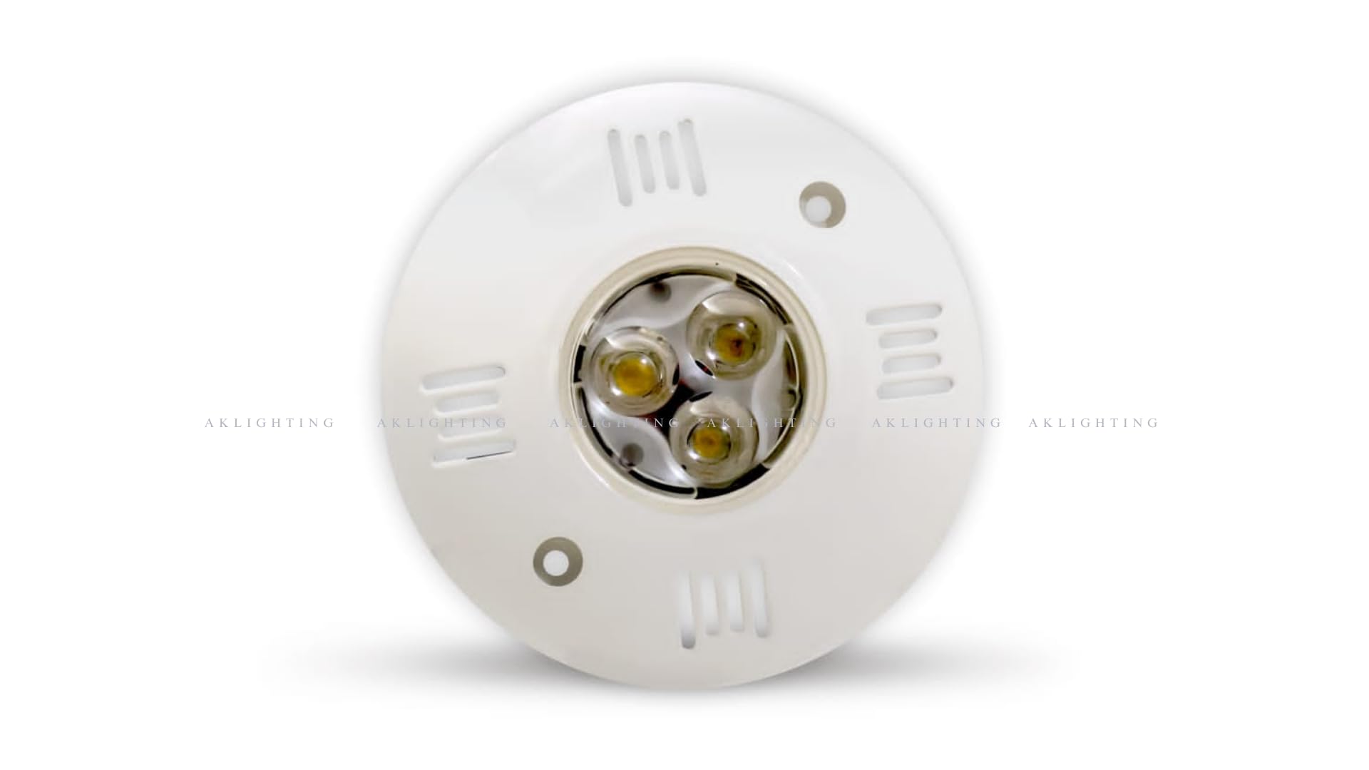 A K Lighting 3W LED Pool Light | RGB | 4" ABS Lens Model | 40mm Thick | IP68 Waterproof Wall-Mounted Underwater Light for Swimming Pools & Fountains