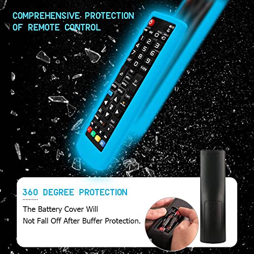 WUZUN Set of 2 Silicone Protective Case for LG AKB75095307 AKB75095308 AKB74915305 - Image 3
