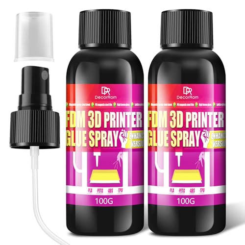 3D Printer Adhesive Glue, 7oz Strong Grip Reduces Warping for PLA, ABS, ASA, PETG Filament & No Residue 3D Printing Glue, Suitable for Various 3D Printing Bed Adhesive, 3D Printer Accessories