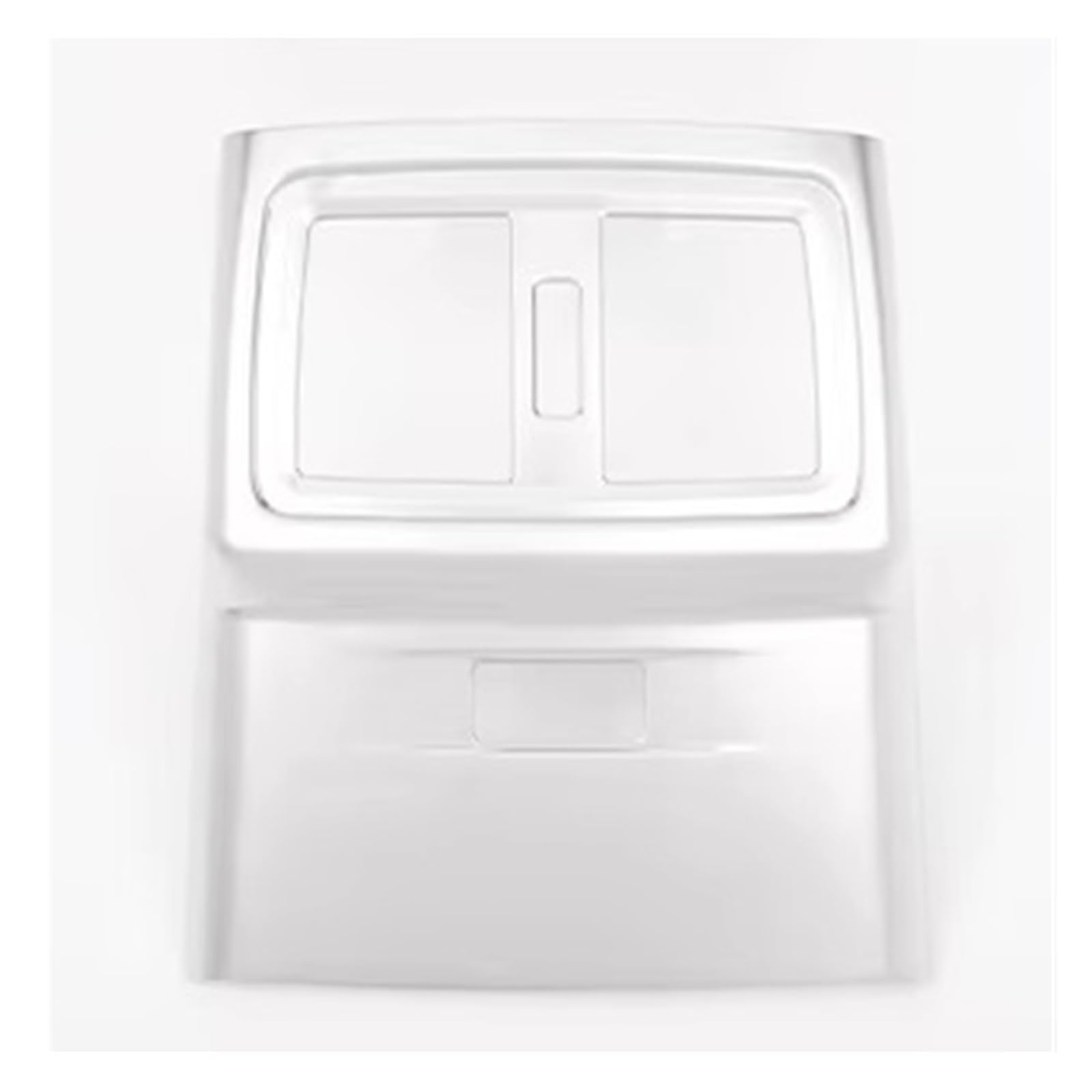 for BMW for X1 F48 for X2 F47 2016-2021 Car Rear Row Air Conditioner Air Outlet Frame Decorative Sticker Car Interior Mouldings(C-Silver)