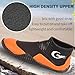 WYYHAA Neoprene Snorkeling Boots with Anti-Slip Sole, Amphibious Water Shoes – Quick-Dry Aqua Shoes with Drawstring Closure for Diving, Surfing, Beach & River Trekking,Orange,8