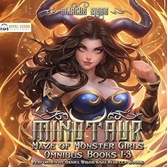 Minotaur's Maze of Monster Girls Omnibus Audiolibro Por Marcus Sloss arte de portada