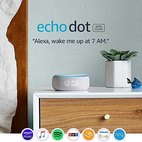 Echo Dot (3rd Gen) - Smart speaker with clock and Alexa - Sandstone