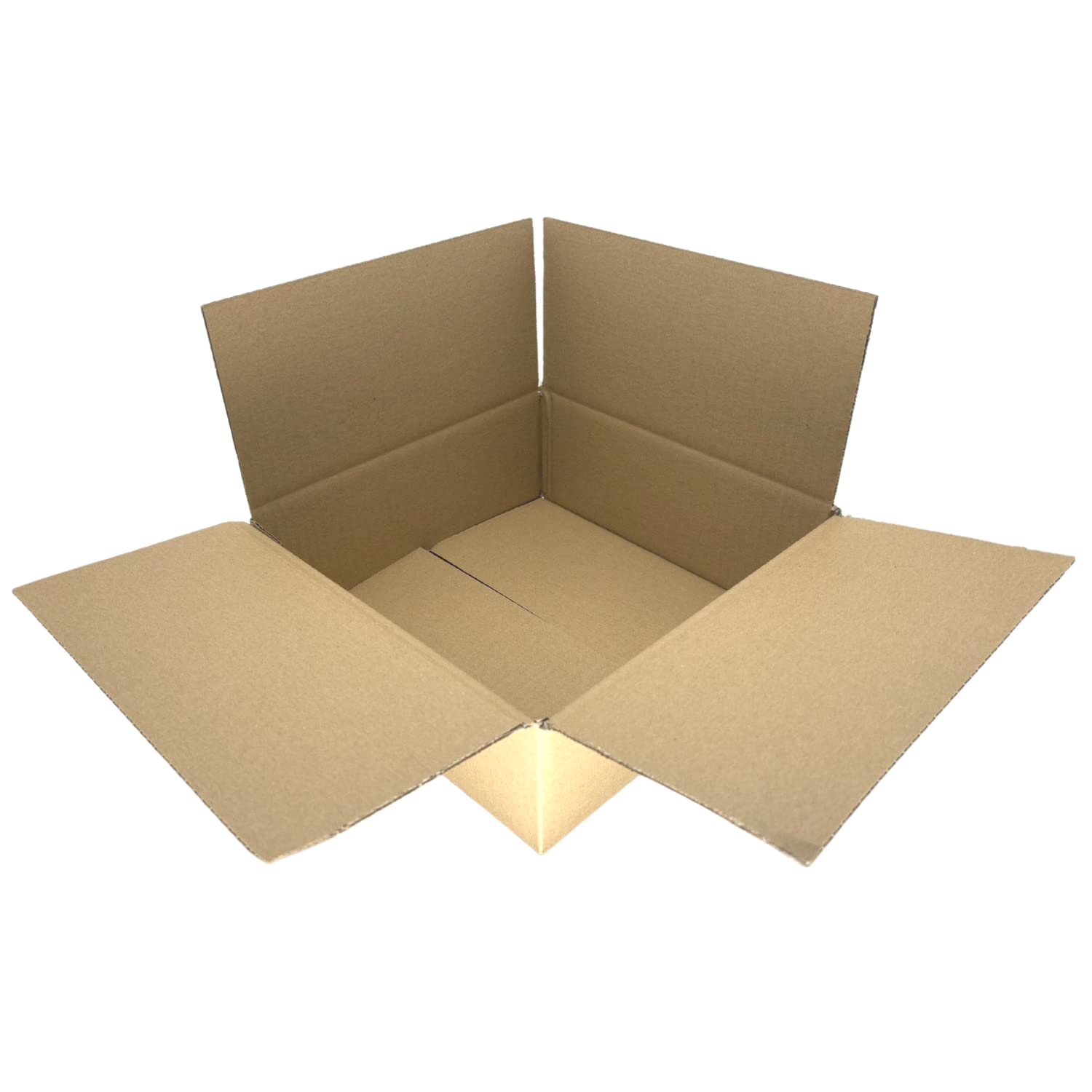 100 Faltkartons 250 x 250 x 100 mm(244x244x90mm) Verpackung Versand Box Schachtel aus Wellpappe Karton Kiste Päckchen Postversand DHL Hermes DPD GLS UPS dimapax