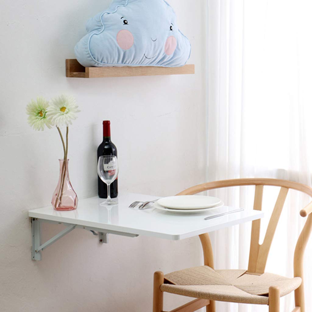 Organizzatore dello spazio di lavoro Tavolo pieghevole Tavolo con ribalte a parete per piccoli spazi Scrivania Ufficio Cucina domestica Tavolo da pranzo in legno massello Scrivania per computer
