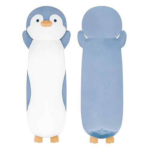 Dalmao 36" Penguin Stuffed Animal, Soft Jumbo Long Cuddle Pillow, Cute Blue Penguin Plush Body Pillow Plushies Toy Gift for Kids, Boy and Girls Birthday,Valentine - Penguin - 36 inch