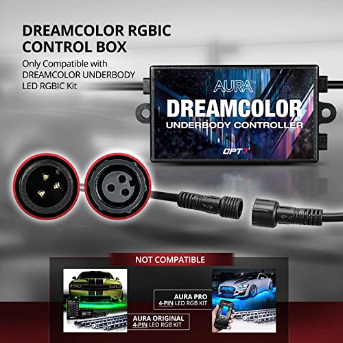 Opt7 AURA-UNDERGLOW-ARGB-FLEXIBLE-KIT Aura Dreamcolor Underglow Chasing Light Kit W/Wireless Remote, 4 Pc Flexible Underbody Rgb-Ic Led Light Strips thumb #5