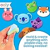 Ooly Creatibles 40 Pieces Deluxe Set - Air Dry Clay for Kids, 40 Colors Modeling Clay with 3 Shaping Tools, 7 Storage Tubs, Non-Toxic Craft Supplies, DIY Art Supplies for Kids Ages 6 and Up #1