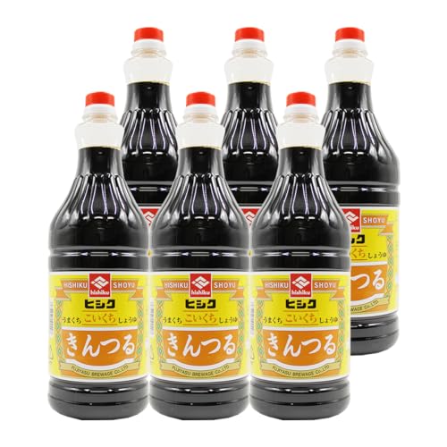 ヒシク きんつる うまくちこいくちしょうゆ1.8L×6本 1ケース hishiku 藤安醸造