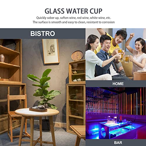 BESTonZON Copos De Vidro Em De Lata Copos De Vidro Para Café Gelado Copo De Coquetel Copo De Bebida