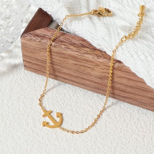 18K Gold Plated Link Bracelet for Women Adorable Little Adjustable Bracelet Dainty Minimalist Link Bracelet Gold Jewelry Gift for Sisters Girlfriend4