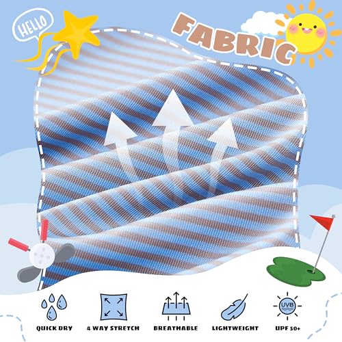 Image of Boys Polo Shirts Short Sleeve Striped Performance Moisture Wicking Dry Fit Golf Shirts for Boys Youth Kids