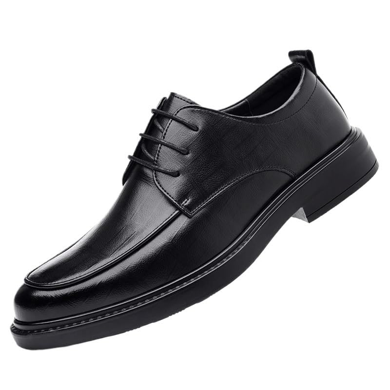 Men's Formal Business Oxford Classic Casual Fashion Pointed Toe Lace Up Low Top Leather Dress Shoes Brogue Tuxedo Shoes